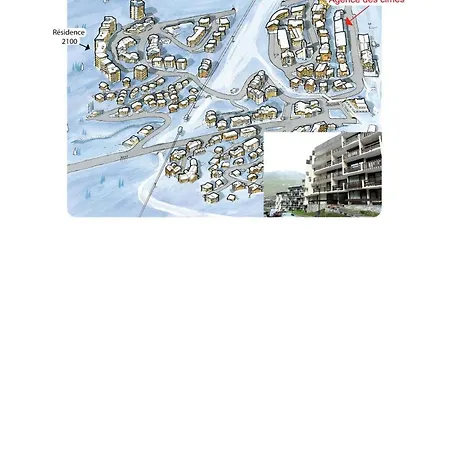 2100b - Confortable-proches De Pistes-balcon Mae-2264 تينْيِ