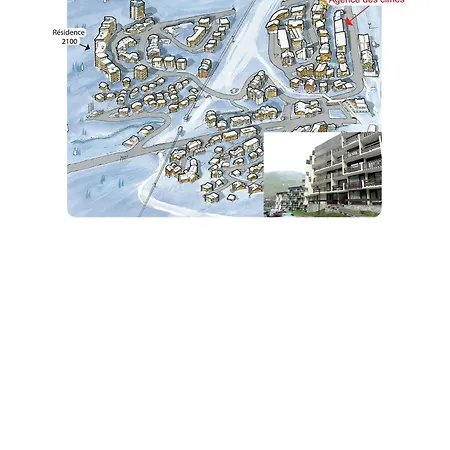 2100b - Confortable-proches De Pistes-balcon Mae-2264 *
